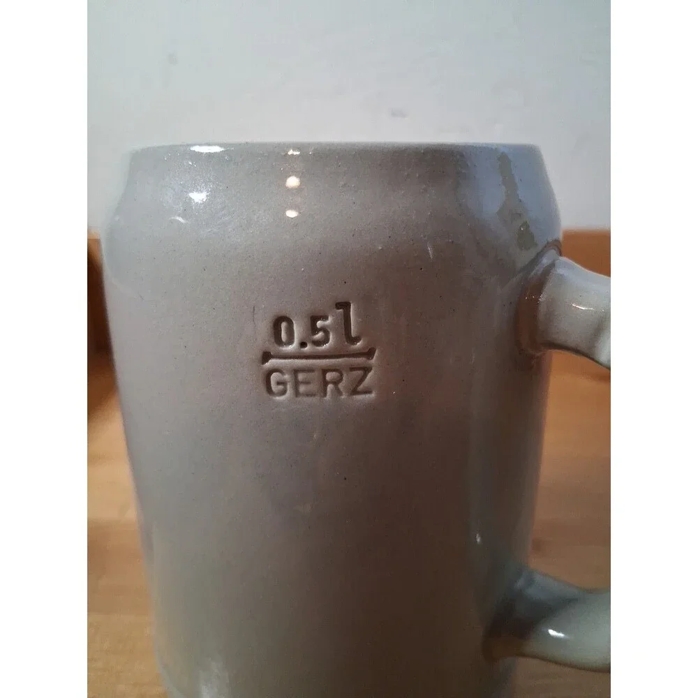 VTG Stoneware Beer Stein Gerz Recklinghausen Nathan's W. Germany ~5
